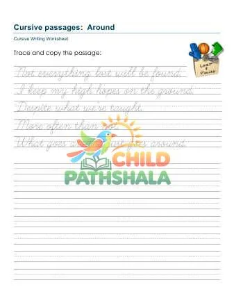 Preview of Practice Passages 13 Printable