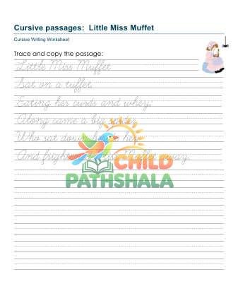 Practice Passages 17 Printable Worksheet for Handwriting