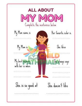 Preview of Mother S Day Coloring Book