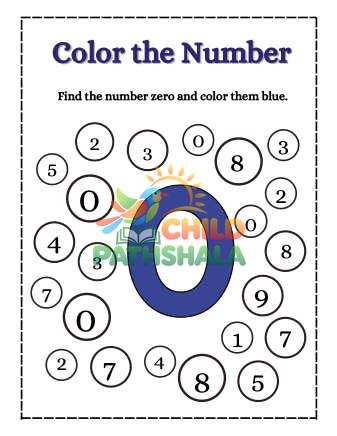 Preview of Numbers Coloring Color Numbers Part 2