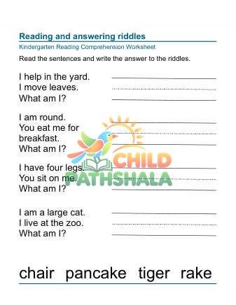 Preview of Reading Comprehension Riddle Word Clues 3
