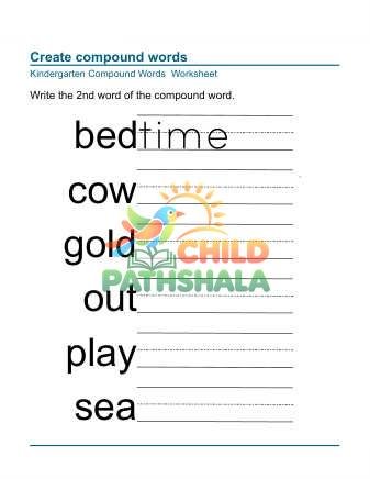 Preview of Worksheet Create Compound Words 3
