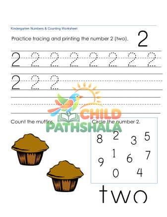 Preview of Tracing Numbers Two 2
