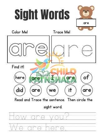 Preview of Tracing Sheets Tracing Sheet Part 4