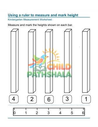 Preview of Measurement Worksheets Ruler Mark 3