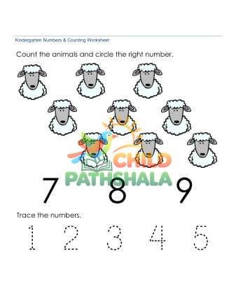 Preview of Counting Number Recognition 9