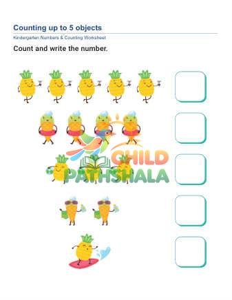 Preview of Counting To Five G