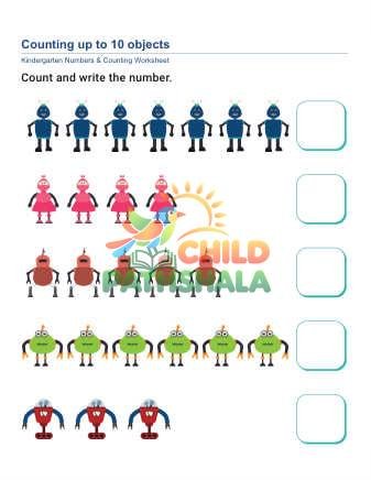 Preview of Counting To Ten E