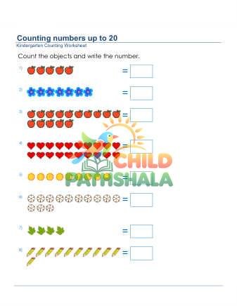 Counting To Twenty Worksheet 2