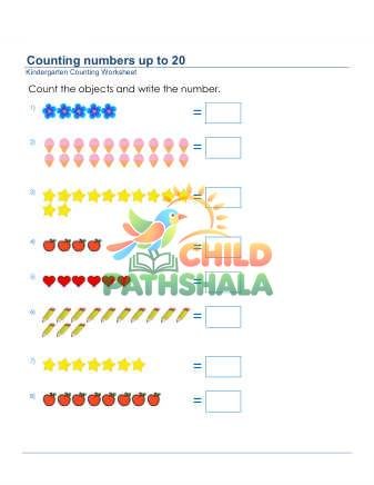Counting To Twenty Worksheet 3