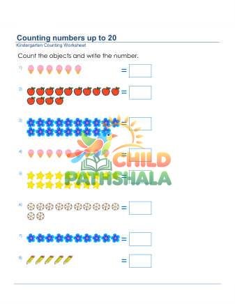 Counting To Twenty Worksheet 4