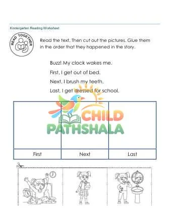 Preview of Reading Comprehension Sequencing