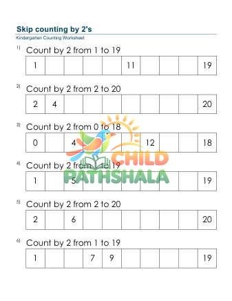 Skip Counting By 2s D