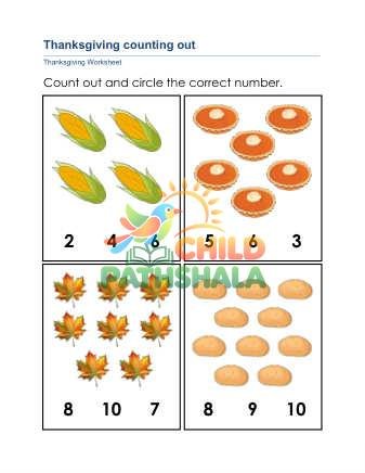 Thanksgiving Numbers Counting C
