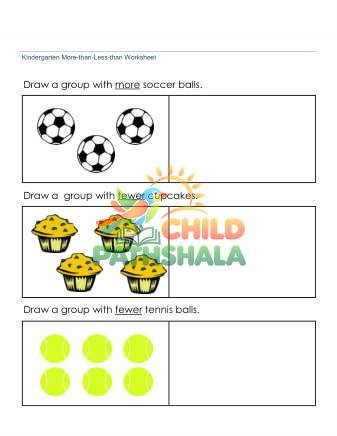 Preview of Draw More Than Less Than 2