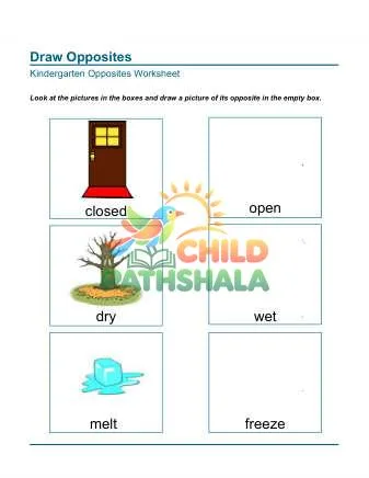 Preview of Draw Opposites