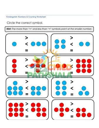 Preview of More Than Less Than Equal To Symbols