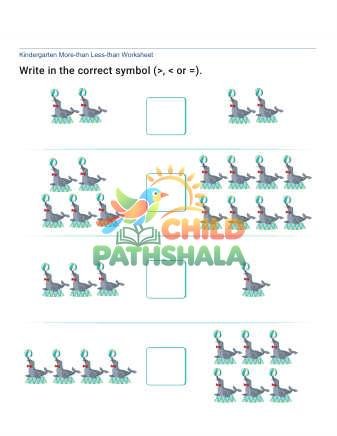 Preview of More Than Less Than Equal To Symbols 6