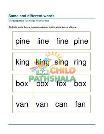 Preview of Same Words 4
