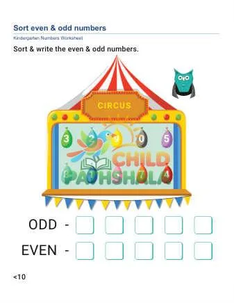 Preview of Sort Even Odd Numbers