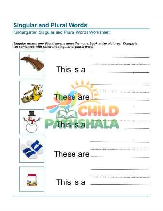 Write Singular Plural Words