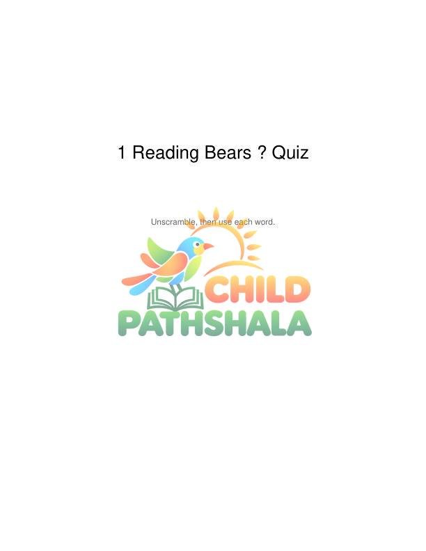 Preview of Quiz