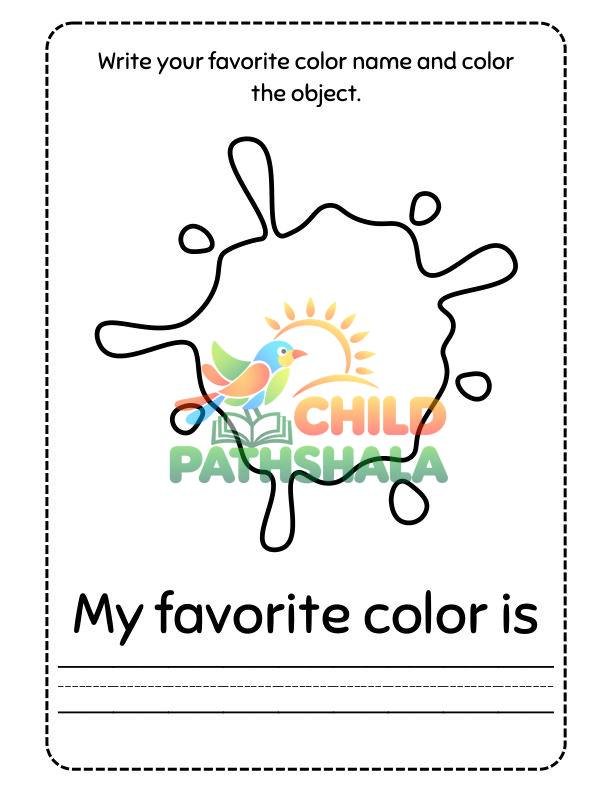 Coloring Worksheet for Handwriting