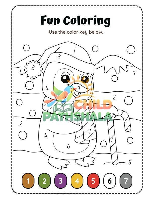 Fun Coloring Worksheet for Handwriting