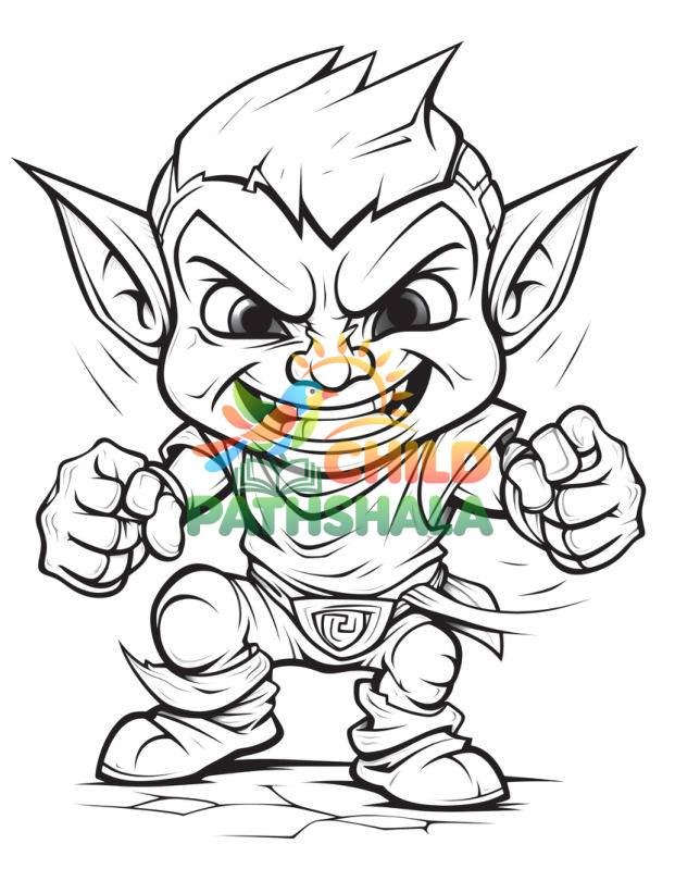 Superhero Goblins Hero Goblins Part 1 Worksheet for Handwriting