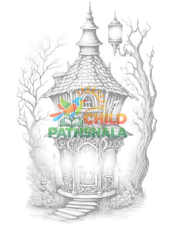 Lantern Fairy House Light Part 1 Worksheet for Handwriting