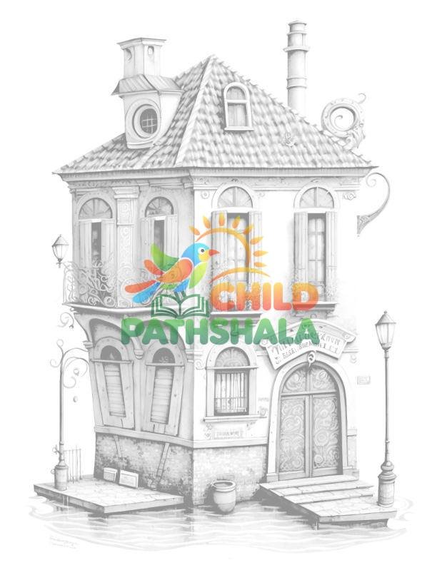 Tiny House Venice Houses Little Venice Houses Light Tiny Houses Worksheet for Handwriting