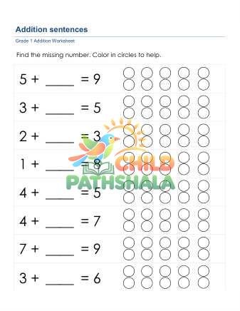 Addition Sentences D