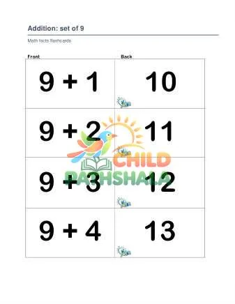 Preview of Addition Set 9