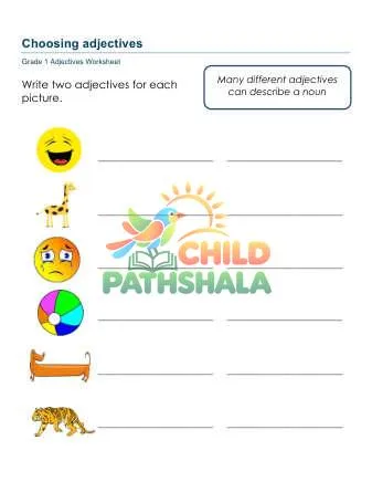Preview of Adjectives