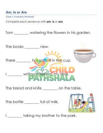 Preview of Am Is Are Sentences