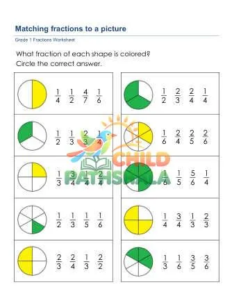 Preview of Fractions Matching