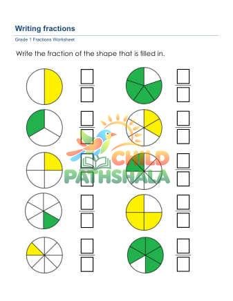 Preview of Writing Fractions 1