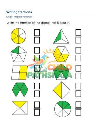 Preview of Writing Fractions 2