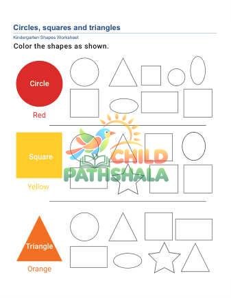 Preview of Find Color Shapes E