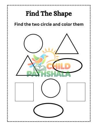 Preview of Find The Shape And Trace It Find The Shape