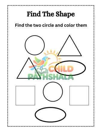 Preview of Find The Shape And Trace It Find The Shape