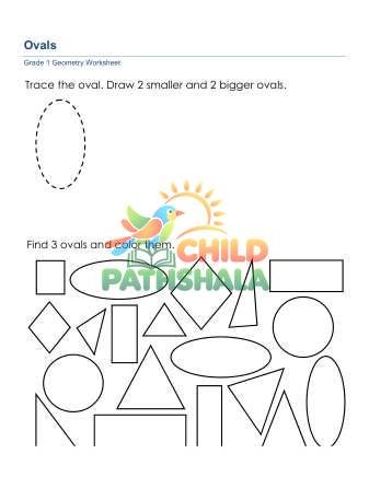 Preview of Geometry Identify Ovals
