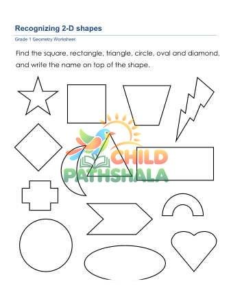 Preview of Geometry Recognize 2 D Shapes