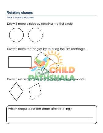 Preview of Geometry Rotating 2 D Shapes B