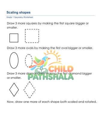 Geometry Scaling 2 D Shapes B
