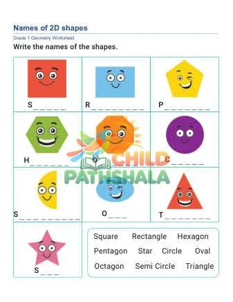 Preview of Names 2d Shapes
