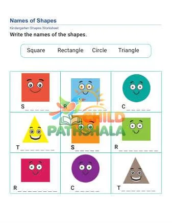Preview of Names Of Shapes