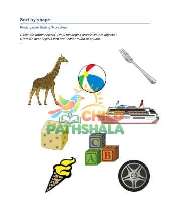 Preview of Sort By Shape