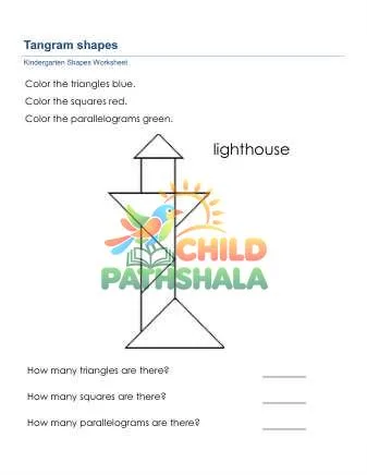 Preview of Tangram Puzzles Shapes