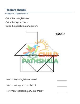 Preview of Tangram Puzzles Shapes 4